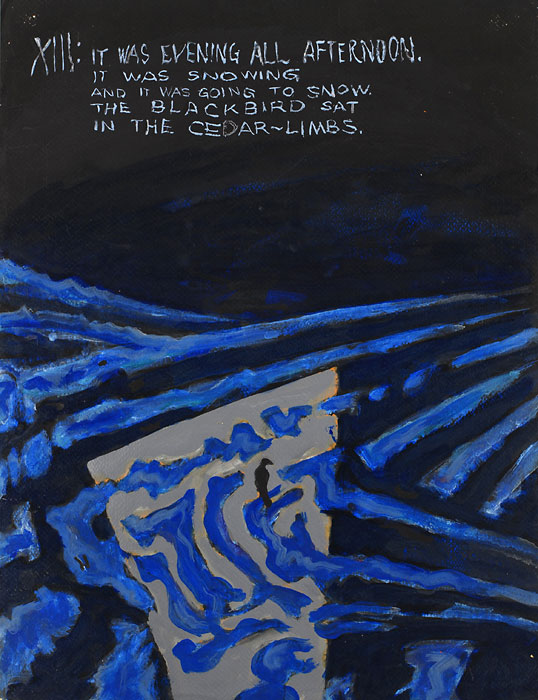 Blackbird XIII, 1982, by Fred Hatt
