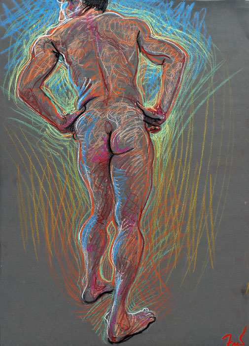 Colin standing back, 2009, by Fred Hatt
