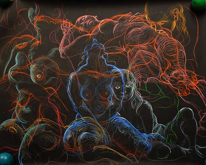 Gaze Angle, stage 3, 2009, by Fred Hatt