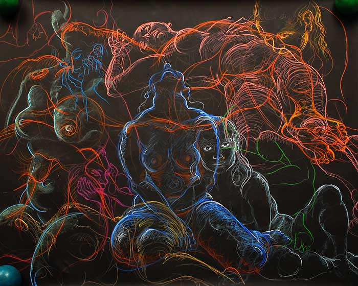 Gaze Angle, stage 4, 2009, by Fred Hatt