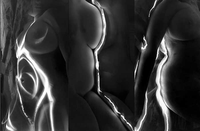 fredhatt-triptych-fire Fire, 1998, photo triptych by Fred Hatt