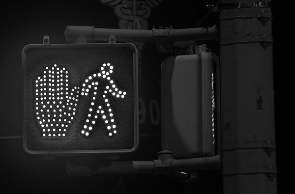 Moonwalk & Sequined Glove, 2009, b&w version, photo by Fred Hatt