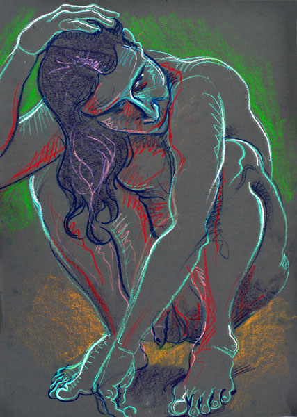 Brooding, 2009, by Fred Hatt