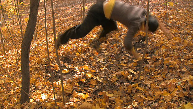Still from "November", 2009, a video by Jung Woong Kim & Fred Hatt