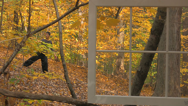 Still from "November", 2009, a video by Jung Woong Kim & Fred Hatt