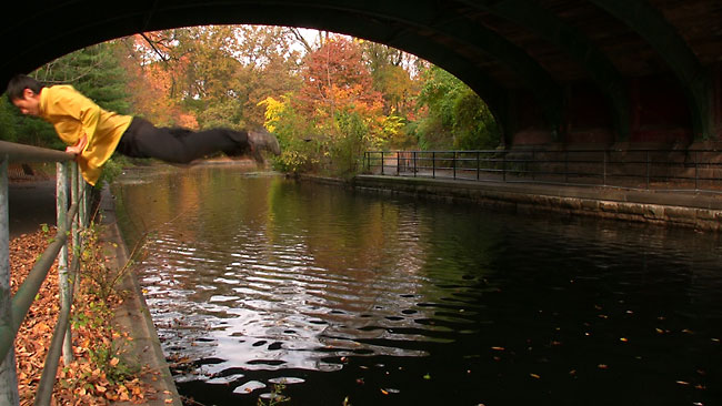 Still from "November", 2009, a video by Jung Woong Kim & Fred Hatt