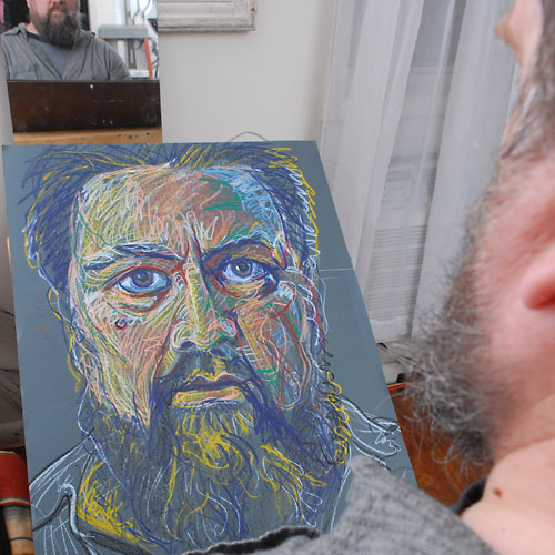 fredhatt-2009-self-3730 Self, 2009, by Fred Hatt, in progress at 37:30