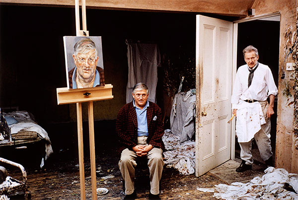 David_Hockney_in_Lucian_Freud's_Studio