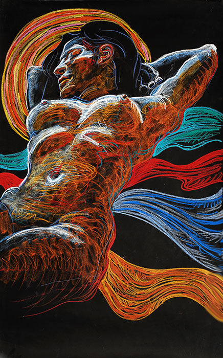 Waning Moon, 2009, by Fred Hatt