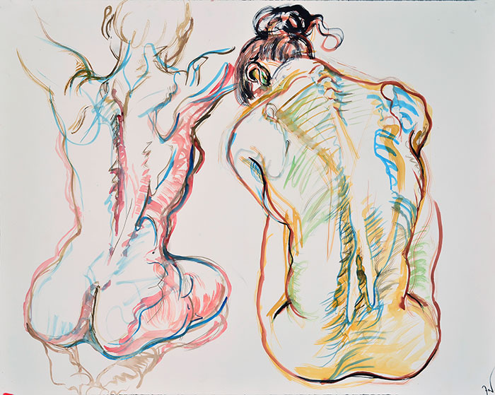 Spinal Curves, 2012, by Fred Hatt
