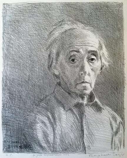 Raphael Soyer, Self Portrait, 1975