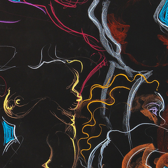 Tropic (detail), 2008, by Fred Hatt