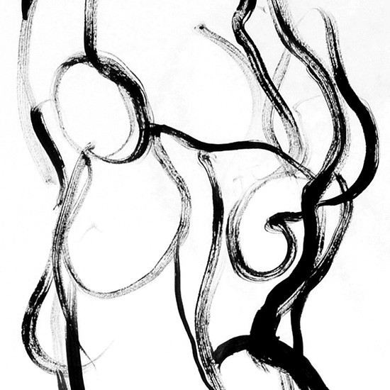 Claudia Quick Poses (detail), 2012, photo by Fred Hatt